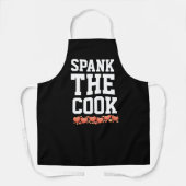 WIFE SPANK HET Schort COOK KITCHEN (Voorkant)