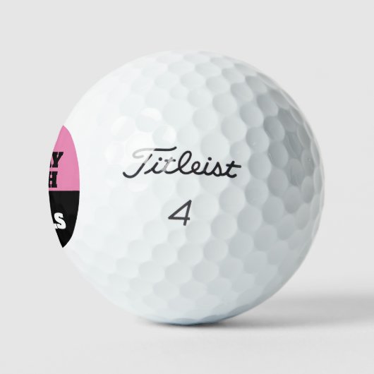 Wife speelt met je ballen? golfballen (Logo)