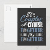 Wife van de echtgenoot van een kruisvaarder van de briefkaart (Voorkant / Achterkant)