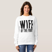 WIFE VAN DE PARTIJWEDDING BRIDE T-SHIRTS SWEATS (Voorkant volledig)