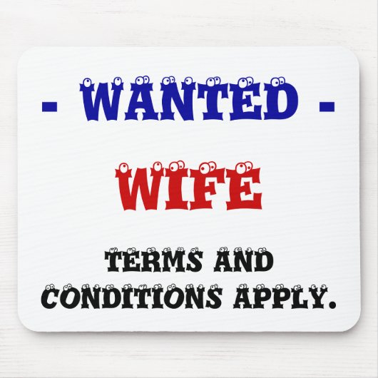 WIFE WILDE! MUISMAT (Voorkant)