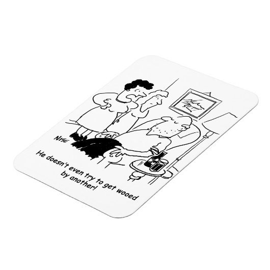 Wife zegt dat Husband niet probeert om Wooed te kr Magneet (Linkerzijde)