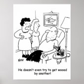 Wife zegt dat Husband niet probeert om Wooed te kr Poster (Voorkant)