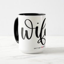 Wifeel Simple Black Lettering Custom