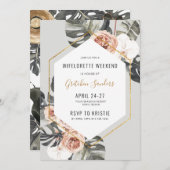 Wifelorette Party Beach Weekend Itinerary Kaart (Voorkant / Achterkant)