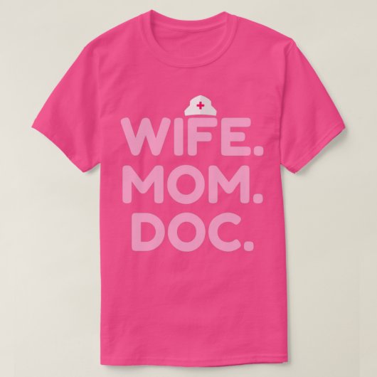 WIFEMOMDOC T T-SHIRT (Design voorkant)