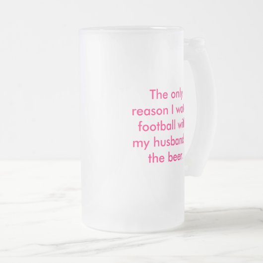 Wife's bierglas matglas bierpul (Voorkant rechts)