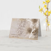 Wife's verjaardag madeliefje boeket kaart (Gele Bloem)