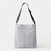 Wifey - Aangepaste alles-over-druk cross-body tas (Achterkant)
