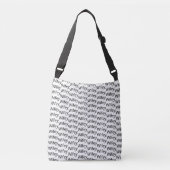 Wifey - Aangepaste alles-over-druk cross-body tas (Voorkant)
