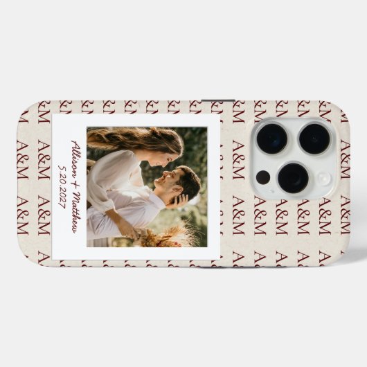 Wifey and Hubby Matching Personalized Phone Cases (Achterkant (horizontaal))