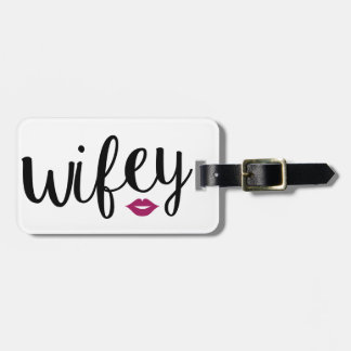 Wifey Bagagelabel