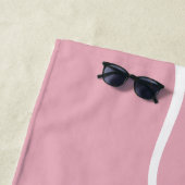Wifey blush roze Strandlaken (In situ)
