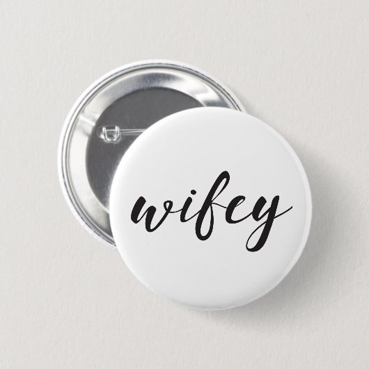 Wifey Button (Voorkant /achterkant)