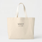 Wifey Canvas tas (Voorkant)