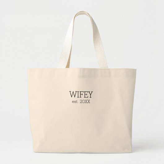 Wifey Canvas tas (Voorkant)