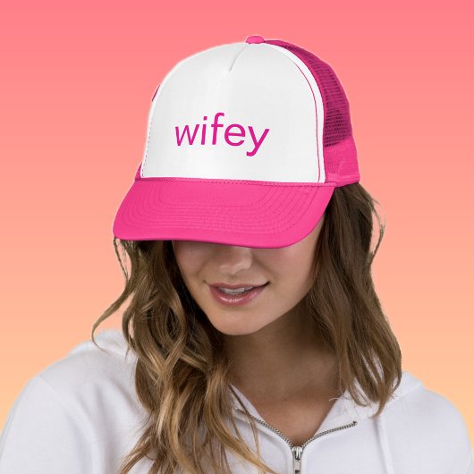 Wifey Cap – Perfect Bridal Accessory, Wedding Head Trucker Pet