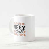 Wifey club cowboy vrouw country cowgirl esthetiek koffiemok (Voorkant links)