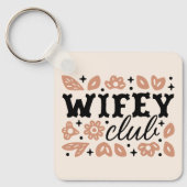 Wifey club cowboy vrouw tradwife cowgirl esthetiek sleutelhanger (Voorkant)