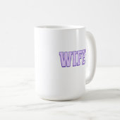 Wifey Coffee-Mok Koffiemok (Voorkant rechts)