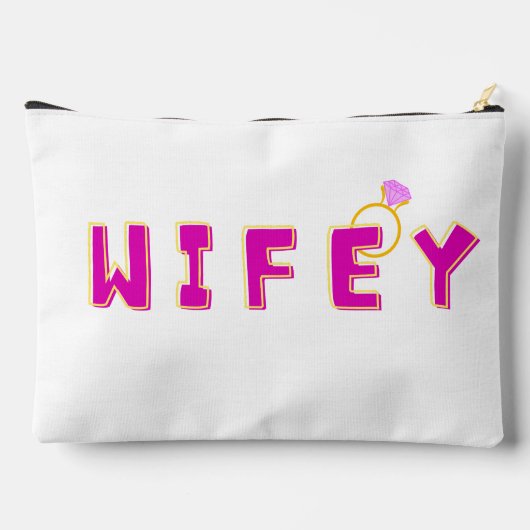 WIFEY Cosmetische & Toilettassen Etui (Achterkant)