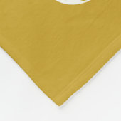 Wifey Custom Gold Bride, Fiance Gift Fleece Deken (Hoek)