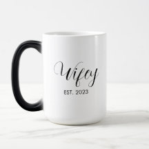 Wifey Elegant Zwart Script Wit Vrouwen