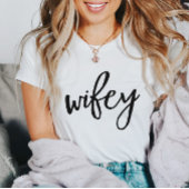 Wifey en Hubby Honeymoon T-shirt