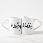 Wifey en Hubby Lovers Mugs Wedding Gift Loversmokken<br><div class="desc">Wifey en Hubby Lovers Mugs Wedding Gift</div>