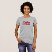 Wifey Est. 2023 Eenvoudig modern Bachelorette T-shirt (Voorkant volledig)