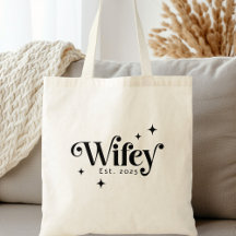 Wifey Est jaar elke kleur elegante retro lettertyp