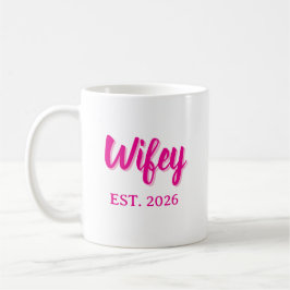 Wifey gesticht 2026 koffiemok