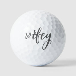 Wifey Golf Balls Golfballen