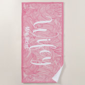 Wifey Hawaiian Beach Handdoek (Voorkant)