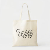 Wifey Honeymoon Tote Bag (Voorkant)