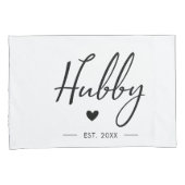 Wifey Hubby Couple Wedding Jubileum Romantic Kussensloop (Voorkant-Rechts)