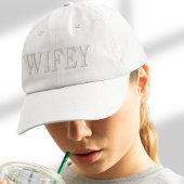 WIFEY Ingeborduurd Pet | Pet Bride | Echtgenote Pe