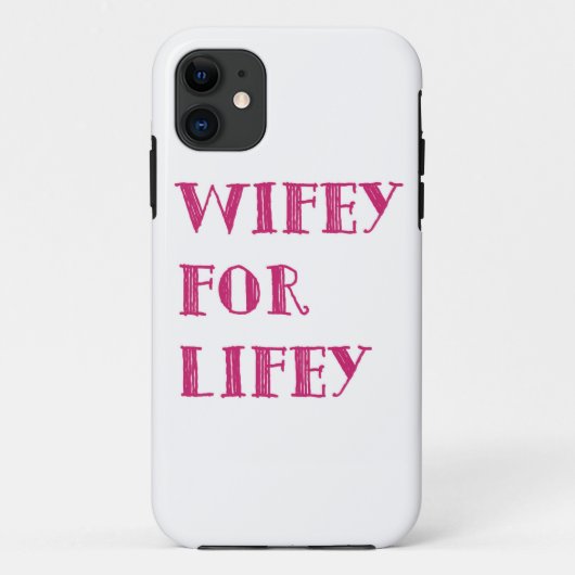 Wifey iPhone case (Achterkant)