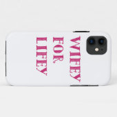 Wifey iPhone case (Achterkant (horizontaal))