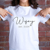 Wifey is net getrouwd met Pas getrouwd T-shirt