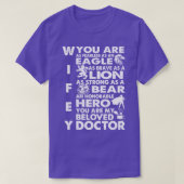 Wifey Je bent mijn geliefde dokter Gift Doctor T-shirt (Design voorkant)