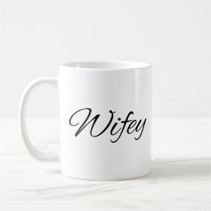 Wifey Kalligrafie Koffiemok