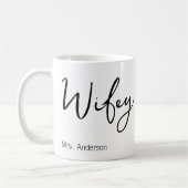 Wifey koffiekop koffiemok (Links)