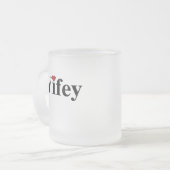 Wifey Matglas Koffiemok (Voorkant links)