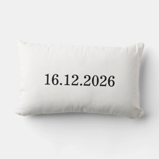 Wifey, minimalist wedding pillow  kussen (Achterkant)