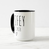 Wifey Mok – gepersonaliseerd huwelijkscadeau voor (Voorkant links)