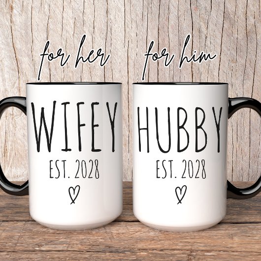 Wifey Mok – gepersonaliseerd huwelijkscadeau voor