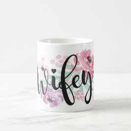 Wifey Mok Wedding Bridal Cup Bride tot Mrs Gift