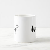 Wifey Mok Wedding Verloving Gift Coffee Cup (Center)