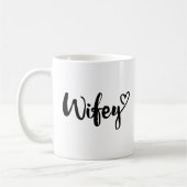 Wifey Mok Wedding Verloving Gift Coffee Cup (Links)